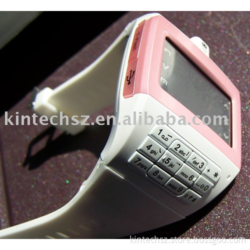 wrist cell phone with bluetooth, MP3/MP4 player, 1.3MP Camera, 1.5 inch TFT touch screen K007